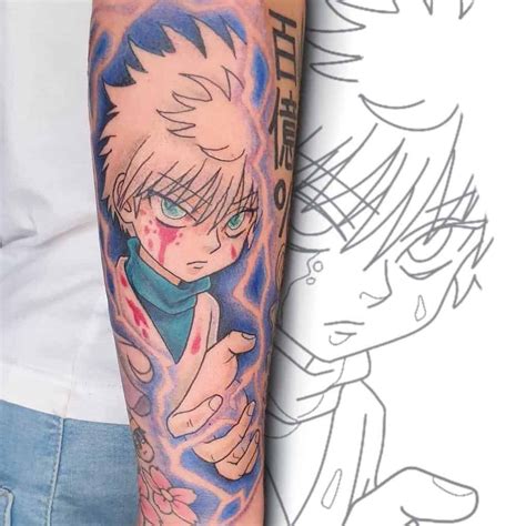 hxh tattoo|killua zoldyck tattoo.